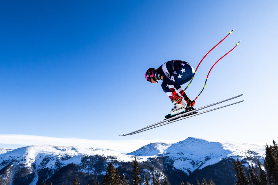 Keely Cashman at Copper Mountain Resort on November 20, 2024 in Copper Mountain, Colorado.
Photo: @dustinsatloff // @usskiteam