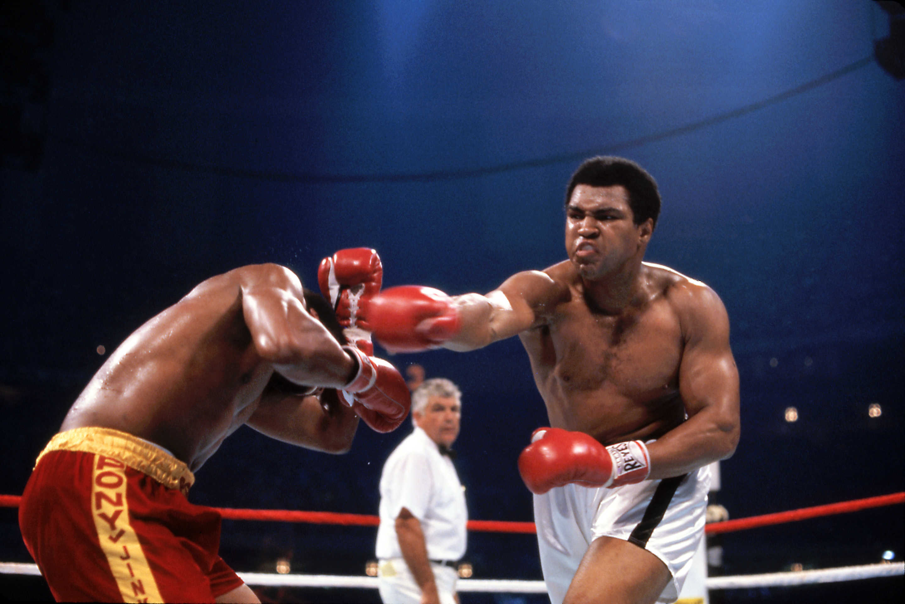 Muhammad Ali Leon Spinks defeated at the Superdome in 1978 to win the heavyweight title for a record third time.