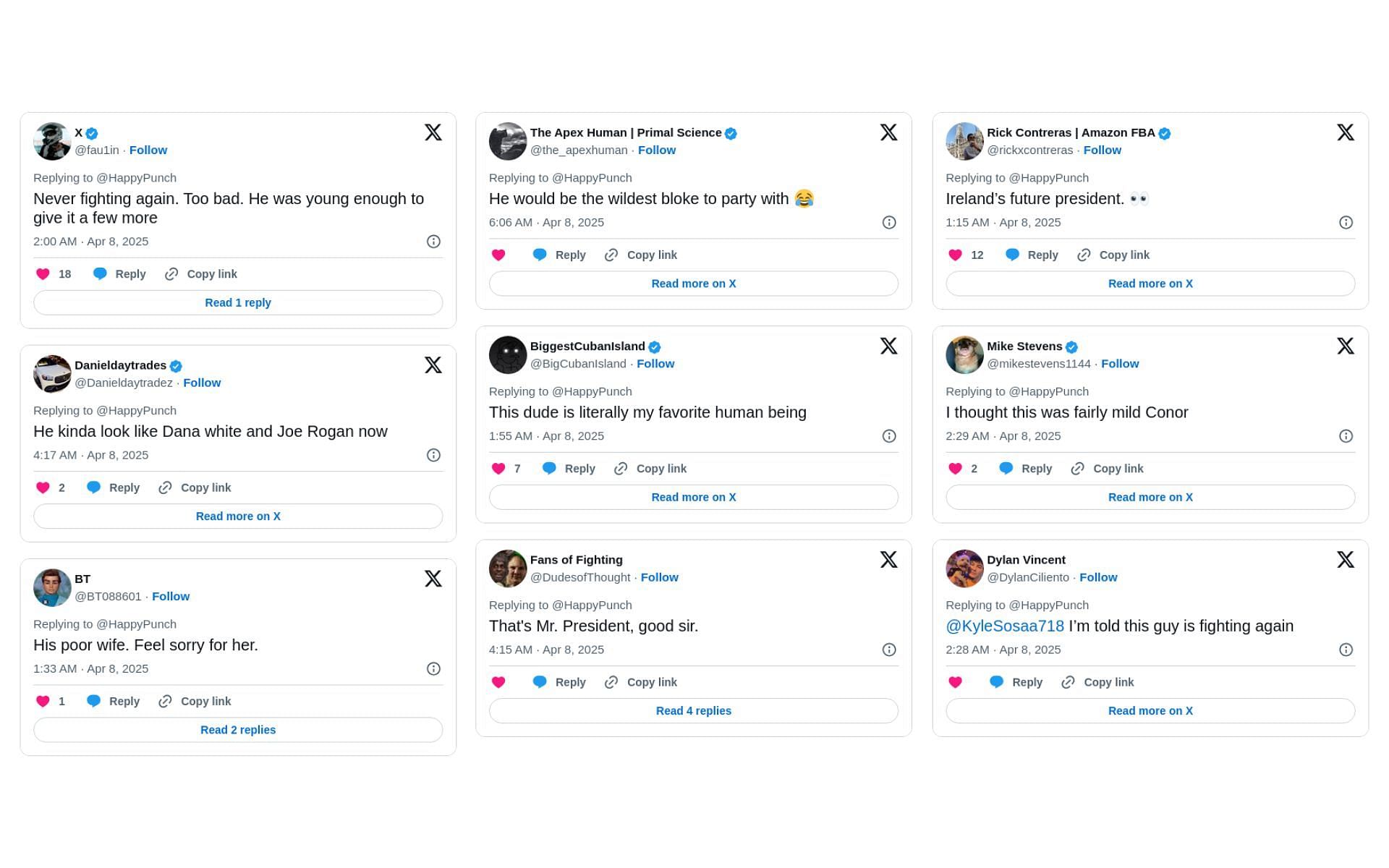 Fans react to Conor McGregor partying with the NELK Boys. [Screenshot courtesy: X]