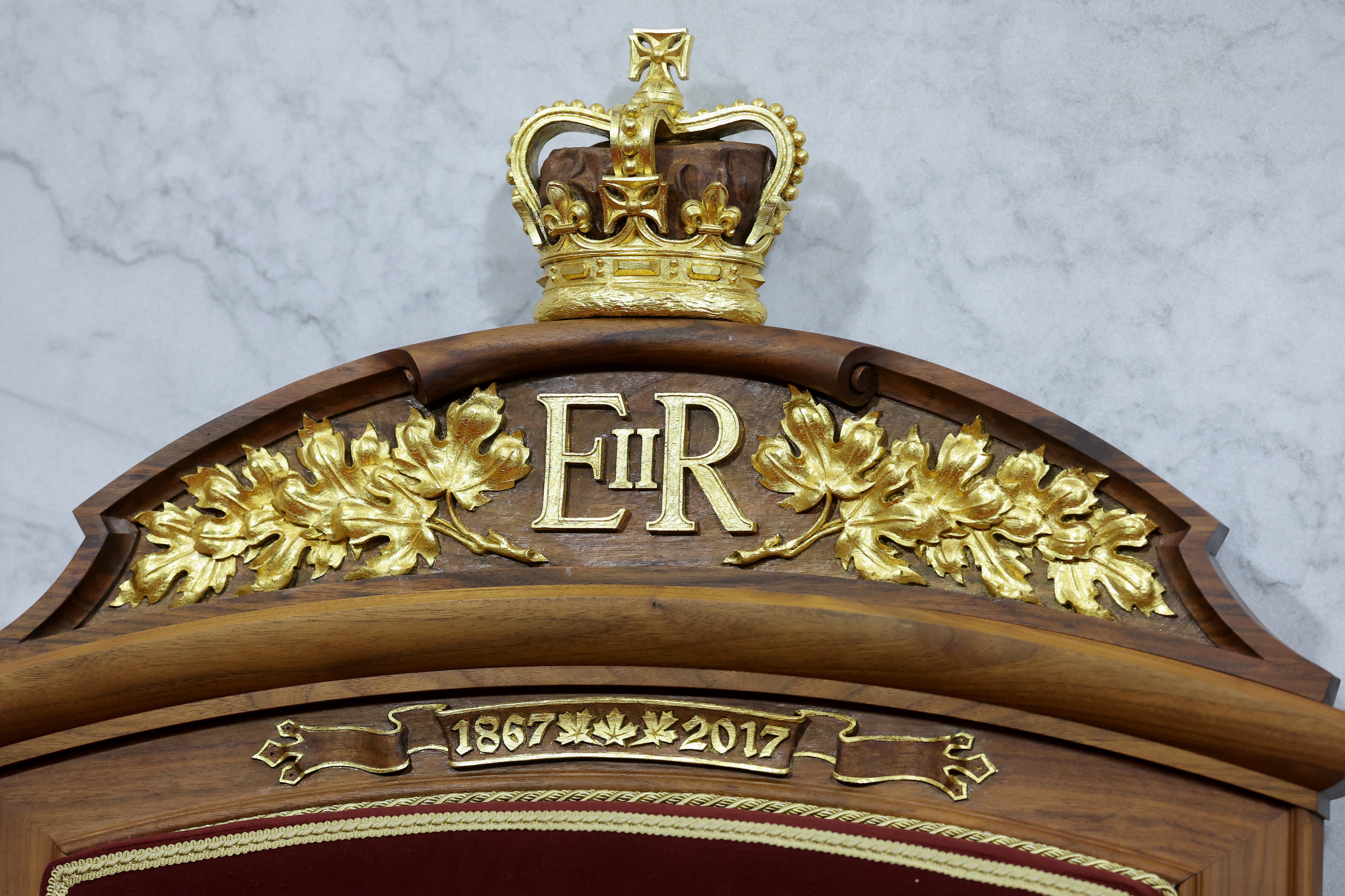 The thrones commissioned in 2017