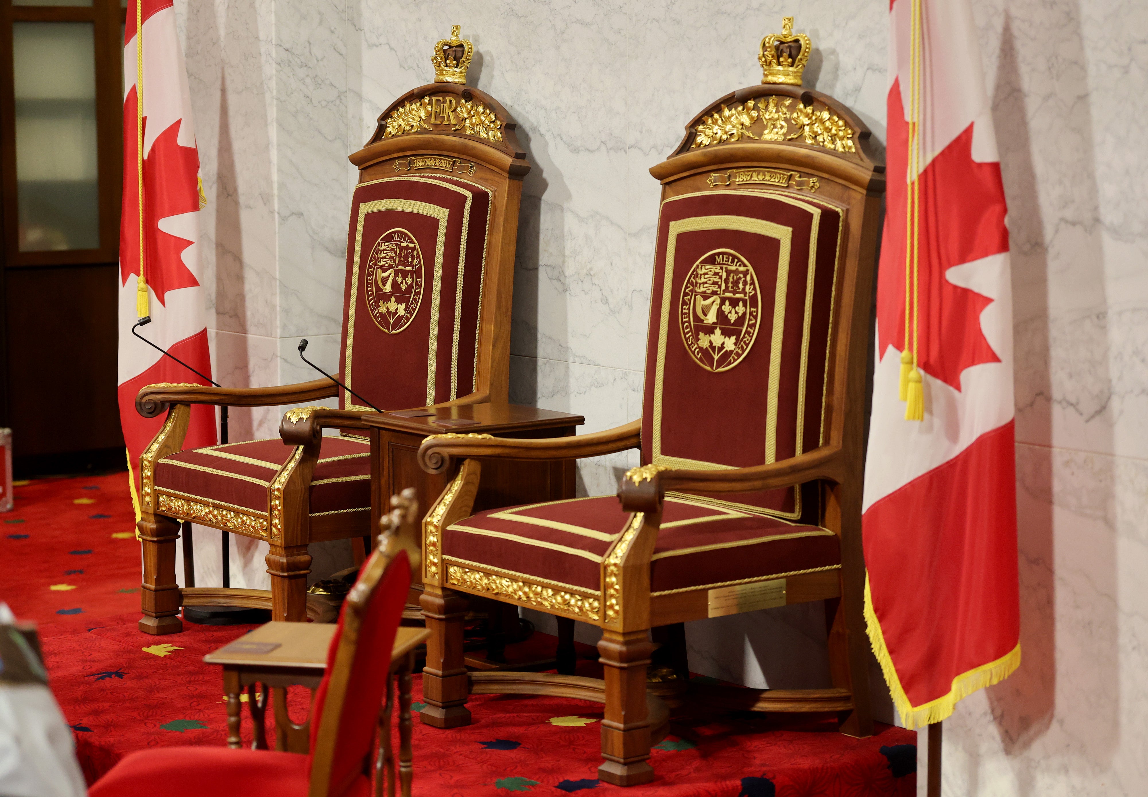 A general view of the thrones