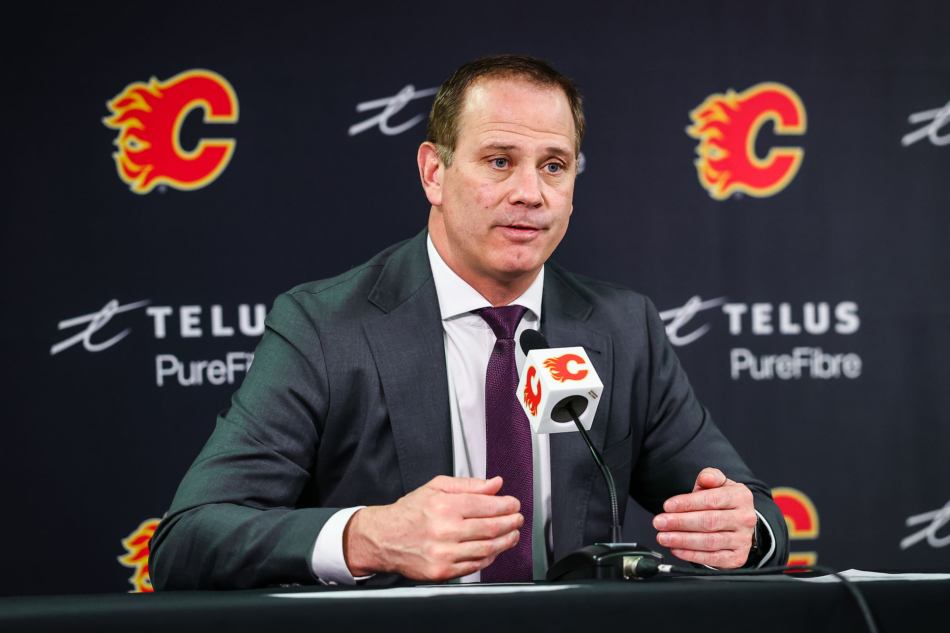 Craig Conroy will have a busy summer retooling the Flames - Source: Imagn