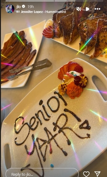 Jennifer Lopez celebrates Emme’s senior year in style