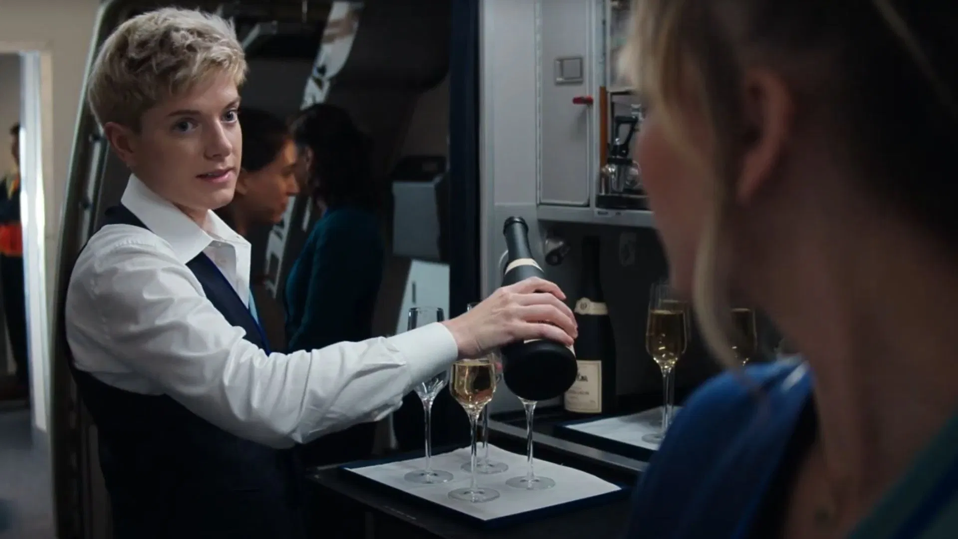 Martin as Grace (Image via YouTube/Sky TV)