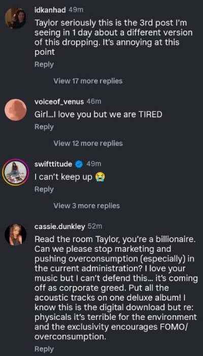 Taylor Swift fans livid over yet another Showgirl variant: Please stop